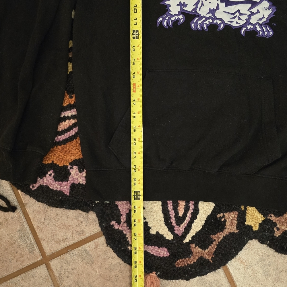 🔥🔥TCU Horned Frogs Black and Purple Graphic Hoodie🔥🔥Size M - Picture 5 of 7